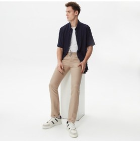 Resim Nautica Erkek Lacivert Classic Fit Kısa Kollu Gömlek Düz W35416t Lacivert 