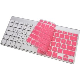 Resim Klavye Koruyucu Magic Keyboard-1 A1314 A1242 İle Uyumlu Us-ingilizceden Türkçeye Çeviri Açık Pembe 
