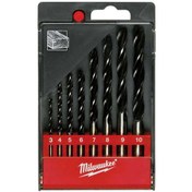 Resim Milwaukee 4,5,6,8,10 mm 8 Parça Ahşap Matkap Ucu (T4932352466) 