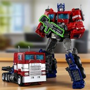 Resim 1x TRANSFORMERS Optimus Prime Robot - Kamuona Dönüşen, Energon Balta Silahı ile, Kırmızı & Mavi Renk Şeması, Detaylı Koleksiyonluk Aksiyon Figürü, Doğum Günü Hediyesi, Transformers Hayranları için, Diğer Transformers'la Uyumlu, Futuristik Tasarım, Dayanıklı Yapı, Parti Hediyesi, Mecha Karakter, Lisanslı Ürün, Bilim Kurgu Severler İçin 