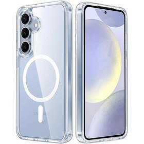 Resim Zore Samsung Galaxy S24 Uyumlu Kılıf Zebana Şeffaf Silikon Kılıf (Kablosuz Şarj Destekli) Şeffaf 