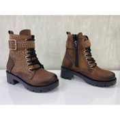 Resim galya shoes Shoes Taşli Model Fermuarlı Kaymaz Taban Kız Çocuk Postal Bot 