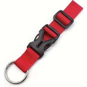 Resim Willowhaven Kırmızı Tek Parça Naylon Valiz Kemeri - Ayarlanabilir Sırt Çantası Askı Kayışı 