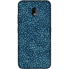 Resim Zipax Nokia 2.2 Kılıf Leopar Mavi Baskılı Desenli Silikon Kılıf A++-8300 