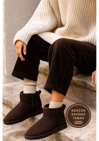 Resim Ultra Mini Kürklü Classic Mini Iı 1016222 Che Kadın Bot Kahverengi 