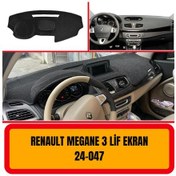 Resim RENAULT MEGANE 3 LİF EKRAN ÖN GÖĞÜS / PANEL / TORPİDO KORUMASI - KILIFI - HALISI 
