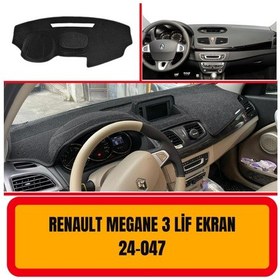 Resim RENAULT MEGANE 3 LİF EKRAN ÖN GÖĞÜS / PANEL / TORPİDO KORUMASI - KILIFI - HALISI 