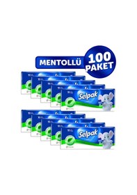 Resim Selpak® Mentollü Mendil 10'lu 10 Paket 