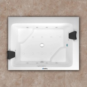 Resim Hera | Jakuzi | Oturmalı - 130x200 / Beyaz / 2 Kişilik 