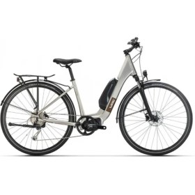 Resim Wrc Praga Unısex 28 Jant 9-V Hd Mat Grı-Kahverengı-Sıyah 45CM Elektirikli Şehir Bisikleti 