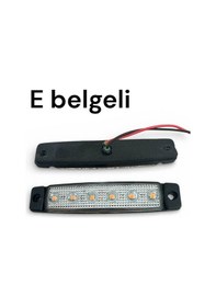 Resim Demmon Parmak Lamba 6 Ledli Sanel Tip E Belgeli Beyaz 