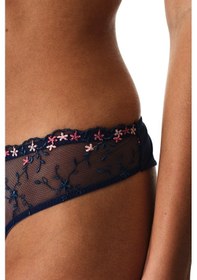 Resim Penti Lacivert Broidery Brazilian Külot 