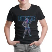 Resim Lord T-Shirt Fortnite - Raven Siyah Çocuk Tshirt 