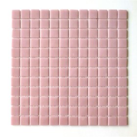 Resim MozaiKristaL Yaşam alanlarının tüm yüzeyleri için 25x25x5 mm. Açık Pembe Cam Mozaik. (1 Koli=1 m2 Fiyatıdır) 