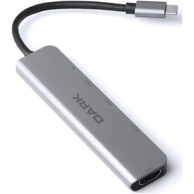 Resim Dark Usb 3 1 Type C 6 İn 1 Hdmı / Tf Sd Kart Okuyucu / Usb 3 0 & 