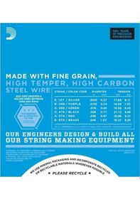 Resim D'addario Exl110+ Xl Nickel Wound Elektro Gitar Tel Seti - 10.5-4 