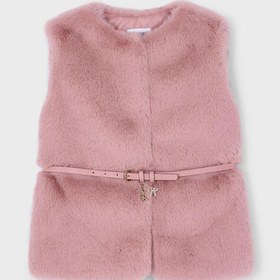 Resim MAYORAL Kız Çocuk Kemerli Peluş Yelek Pembe 