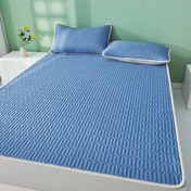 Resim 1 adet Lateks Soğutma Matı, %100 Polyester, Makine Yıkanabilir, Düz Renk, Cilt Dostu, Katlanabilir, İnce Bölge, Tek Taraflı, Baskısız, 110gsm, Yaz Konforu için Yatak Odası ve Yurt Odası, Yurt Odası Temelleri | Modern Minimalist Mat | Polyester Lateks Karışımı 