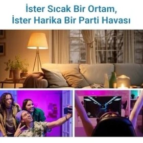 Resim Karokstore LED Rgb Wi-Fi Akıllı Ampul, 16 Milyon Renk, 900 Lümen, E27 Duy, Uygulama ile Uzaktan Kontrol 