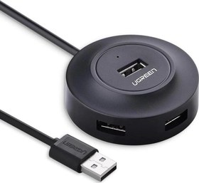 Resim USB 2.0 4 Portlu Hub Çoklayıcı Siyah 