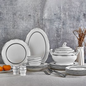 Resim Aryıldız Royal Queen Cemile Sultan 60 Parça 12 Kişilik Yemek Takımı 60028 