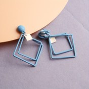 Resim Bir Çift Geometrik Kadın Kulak Klipsi 