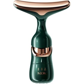 Resim Lixiaqu01 3'ü 1 Arada Yüz Germe Cihazı Boyun Yüz Göz Masajı Yüz Koyu Yeşil 