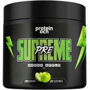 Resim PROTEINOCEAN Pre-Workout Supreme Yeşil Elma 280g 