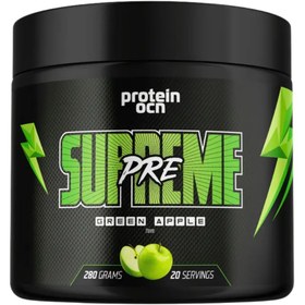 Resim PROTEINOCEAN Pre-Workout Supreme Yeşil Elma 280g 