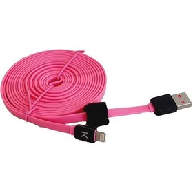 Resim The Kase Lightning Şarj Data Kablosu 3mt Pembe 