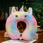 Resim Jump Rabbit Karikatür Hafızalı Köpük U Şeklinde Boyun Yastığı (Yurt Dışından) 