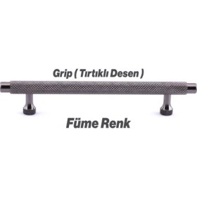 Resim Nzb Mobilya Çekmece Mutfak Dolabı Dolap Modern Kapak Kulplar Füme Metal Kulp 224 mm 