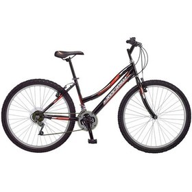 Resim Salcano Excel Lady V 24" Jant 21 Vites Kadın Dağ Bisikleti Siyah Kırmızı Siyah - Kırmızı 