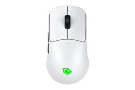 Resim Pusat Ghost Pro 54GR 26000 Dpi 650 IPS Şarj Edilebilir Kablosuz RGB Oyuncu Mouse Beyaz 
