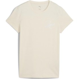 Resim Puma 68498287 Script Tee Kadın Spor Tişört Renkli 