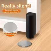 Resim Ultra-İlginç Manyetik Kapı Durdurucu - Sessiz Anti-Çarpışma, Matkap Gerektirmeyen Kurulum, Rüzgar Geçirmez, Yükseklik Ayarlanabilir Sessiz Tamponlu - Yatak Odası, Banyo, Ofis, Kapı Durdurucu, Ofis Güvenliği, Şık Metalik Bitiş, Dayanıklı İnşaat için Modern Kapı Aksesuarları 