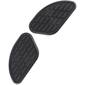 Resim Reedark Motosiklet Klasik Tank Korumalı Yastıklar Çift Paket Kahverengi - Kauçuk Malzeme, Çizik Önleyici, Vintage Dekor 