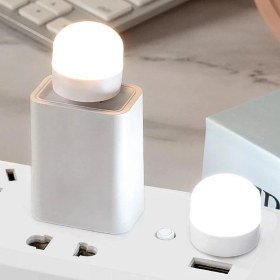 Resim Zigver Mini Usb Gece Lambası Sıcak Beyaz Göz Koruma Kitap Okuma Lambası Usb Fiş Bilgisayar Mobil Güç Şarj Led Gece Lambası 