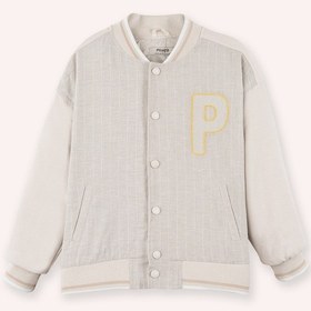 Resim Panço Erkek Çocuk Çıtçıtlı Sweatshirt Bej 