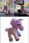Resim TUSBA MARKET Minik Boynuzlu At Yol Arkadaşın! 15 cm Sevimli Unicorn Pony Pelüş Araç İçi Torpido Aksesuar 