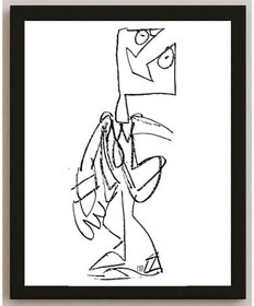 Resim Nezih Danyal Tipler Kişiye Özel Sertifikalı Sınırlı Fine Art Karikatür Baskı NTP00032 