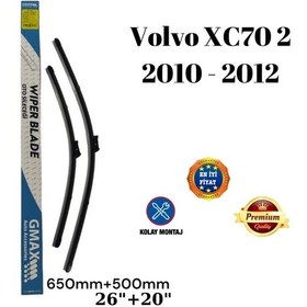 Resim Volvo Xc70 2 2010 2011 2012 Uyumlu 26"+20" İnç Araca Özel Ön Cam Silecek Süpürgesi Takımı 650+500mm 