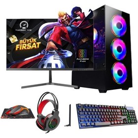 Resim Ramtech DG-i5-900 PLUS i5-9400F 16 GB 480 GB SSD 4 GB GT740 24" Dos Masaüstü Bilgisayar 