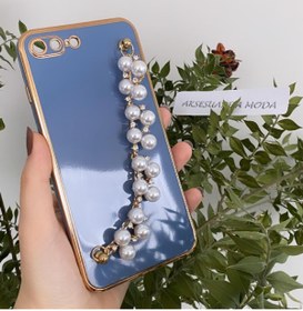 Resim Aksesuarda Moda Iphone 7 Plus - 8 Plus Uyumlu Incili El Geçmeli Lazer Kesim Kılıf 