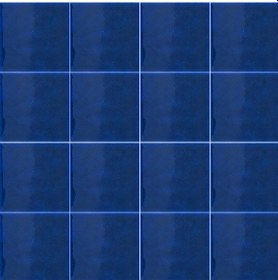 Resim Armada Çini 20x20 Cm Düz Kobalt Çini Seramik Karo 