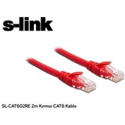 Resim S-Link Sl Cat602Re 2M Kırmızı Cat6 Kablo 
