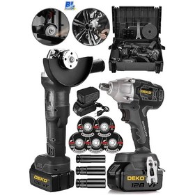 Resim Deko SM6000 2'li Süper Set Somun Sıkma Spiral Taşlama Makinesi 