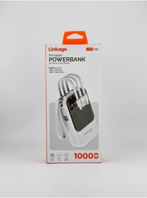 Resim Linkage Lcd Ekranlı 10.000Mah Taşınabilir Powerbank - Usb-C, Mikro, Lightning 