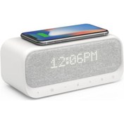 Resim Anker Wakey Bluetooth 5.0 Hoparlör, QI Hızlı Kablosuz Şarjlı Çalar Saat Radyo Anker