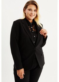 Resim Myline Astarlı Blazer Ceket - Siyah 